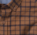 Long-Sleeve Twill Checked Shirt image number null