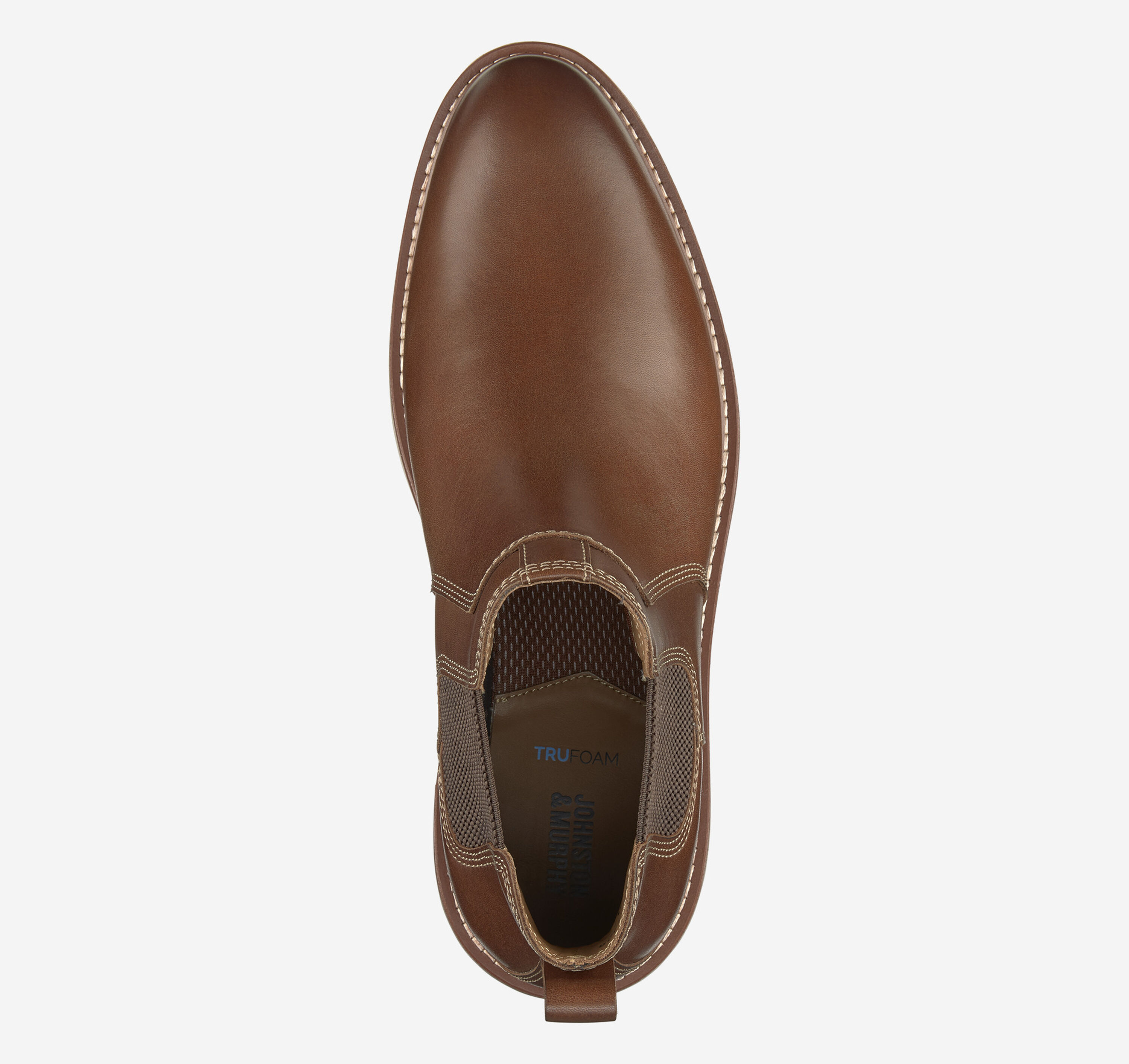 Johnston & Murphy Upton Chelsea Boot Brown Full Grain Leather Mens Size 11 M NEW Men main image 3