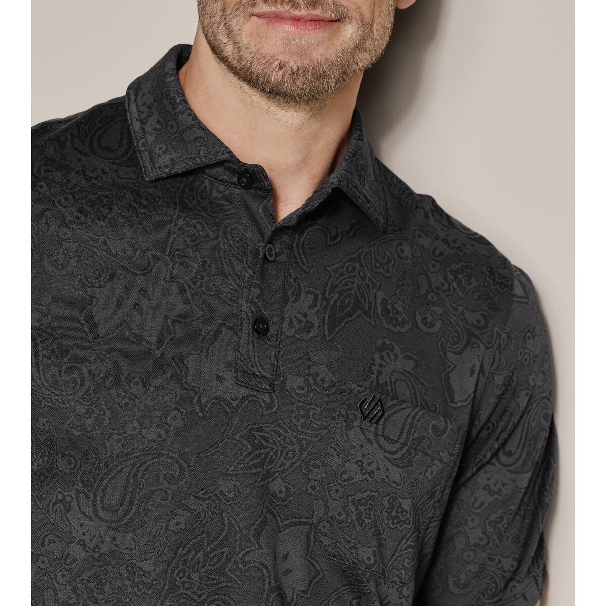 Evans Jacquard Polo image number null
