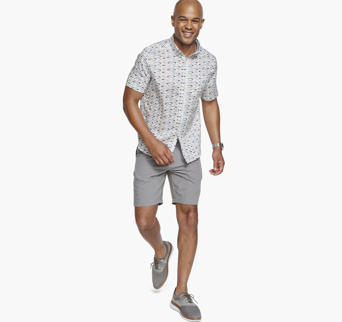 Printed Short-Sleeve Shirt image number null