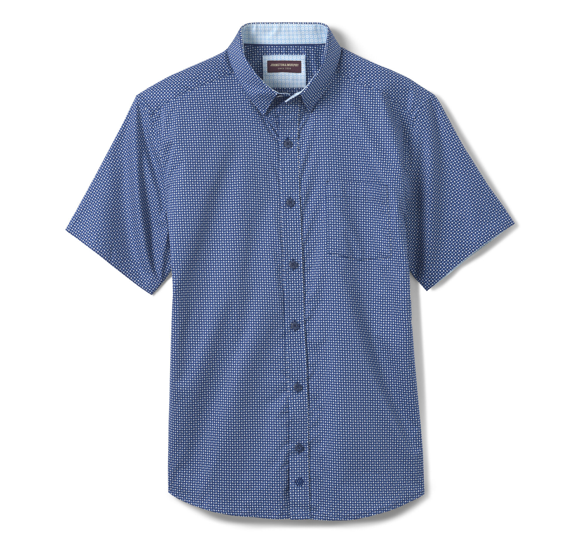 Men's Printed Short-Sleeve Shirt | Johnston & Murphy