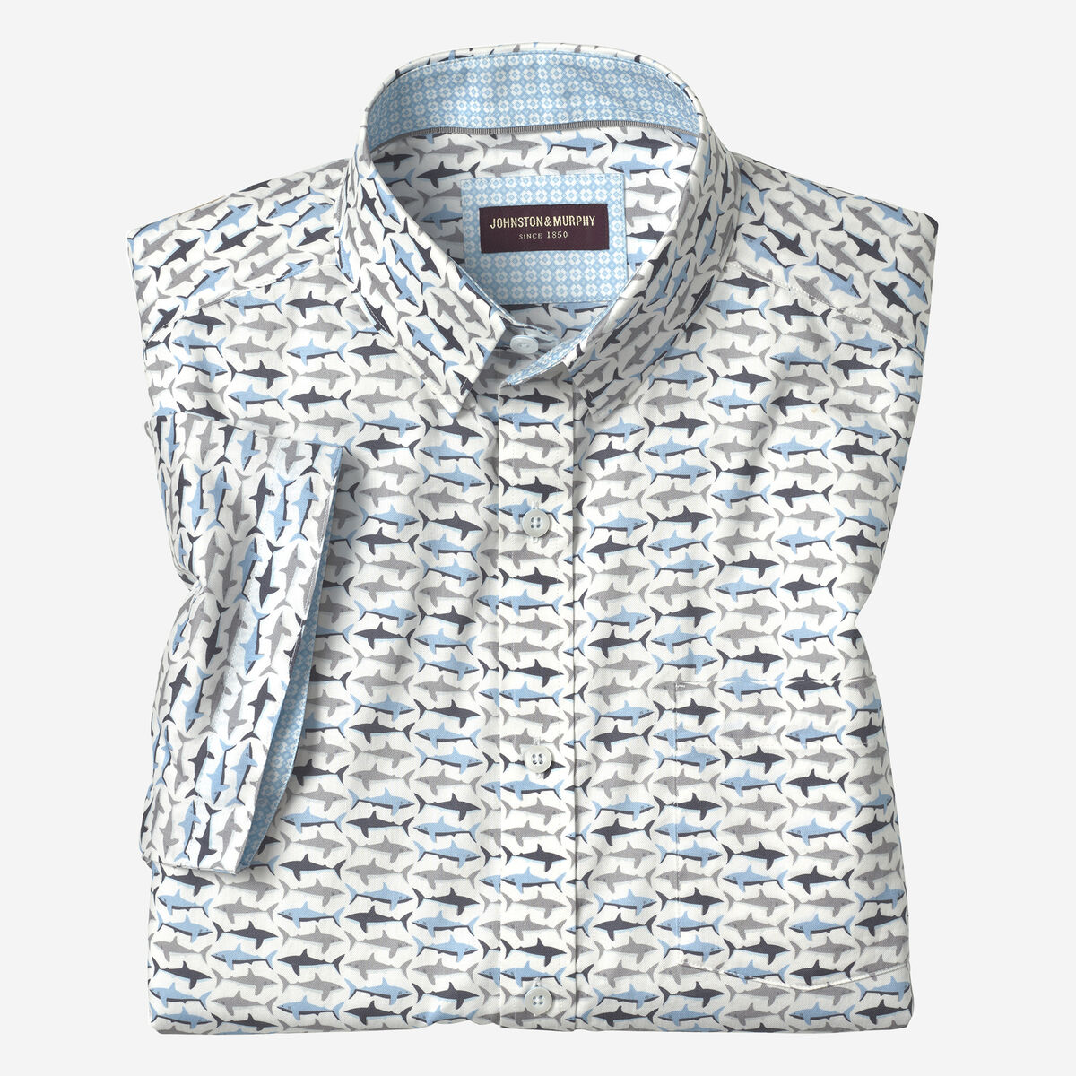 Printed Short-Sleeve Shirt image number null