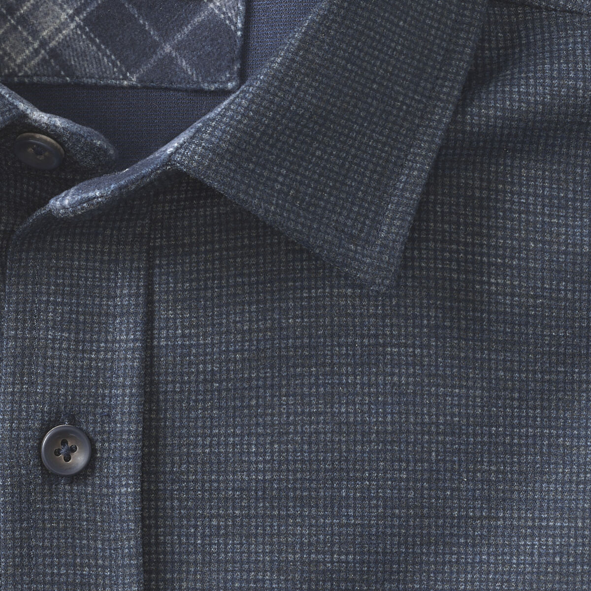 Button-Front Knit Shirt image number null