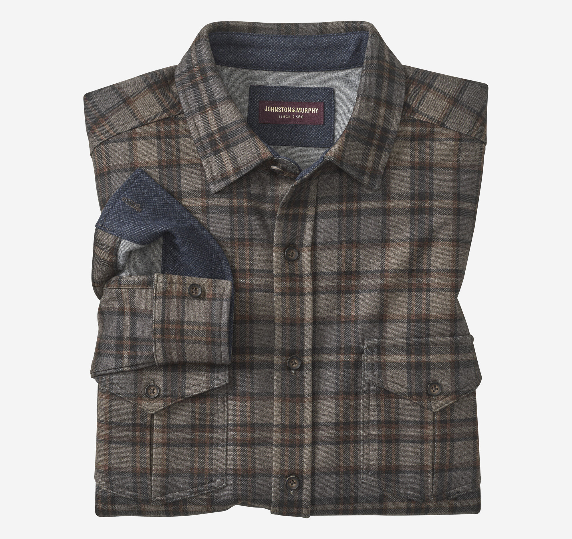 Button-Front Knit Shirt