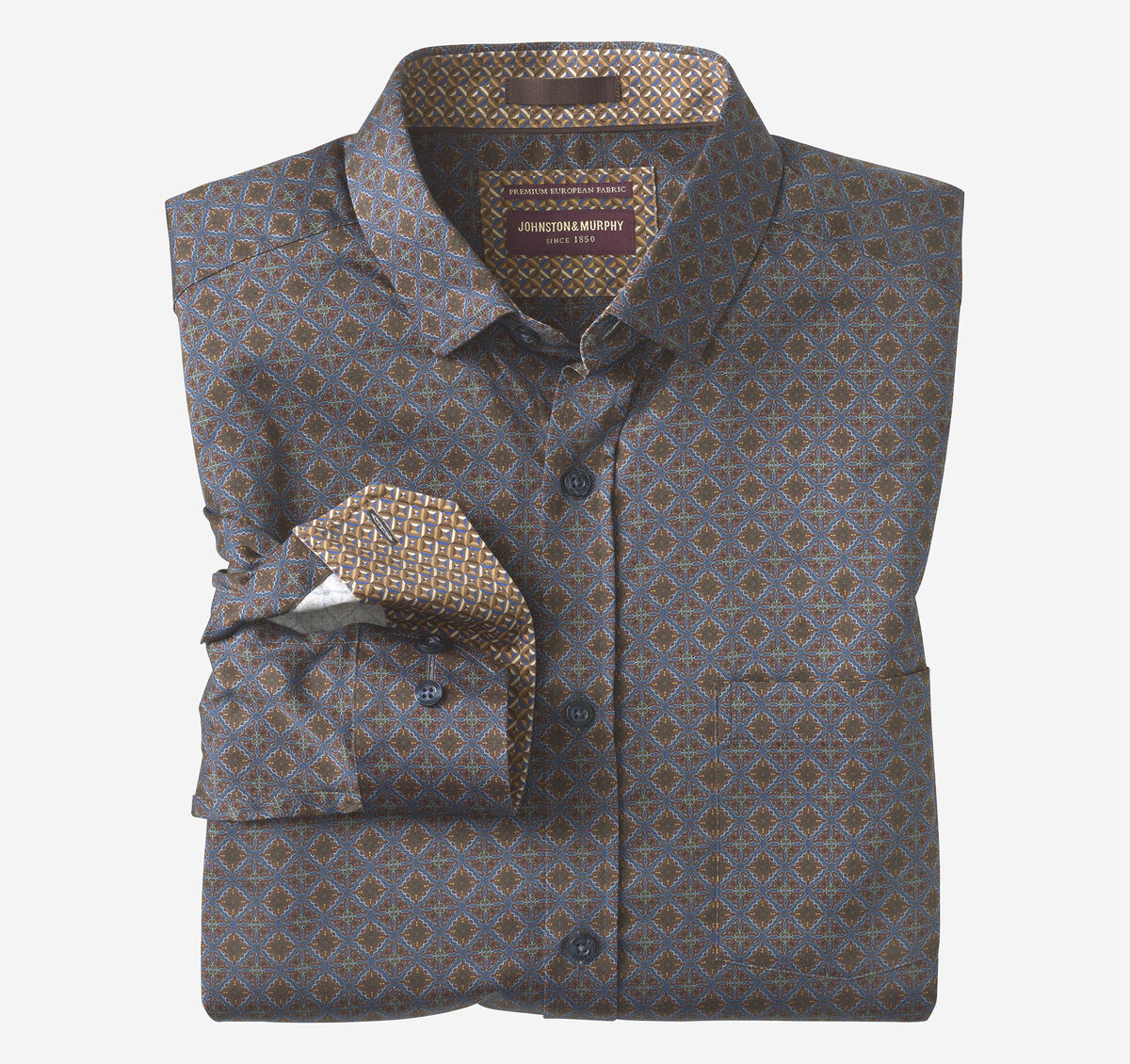 Logan Printed Long-Sleeve Shirt image number null
