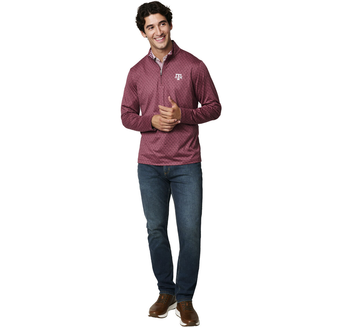 Collegiate XC+&trade; State Print Quarter-Zip image number null