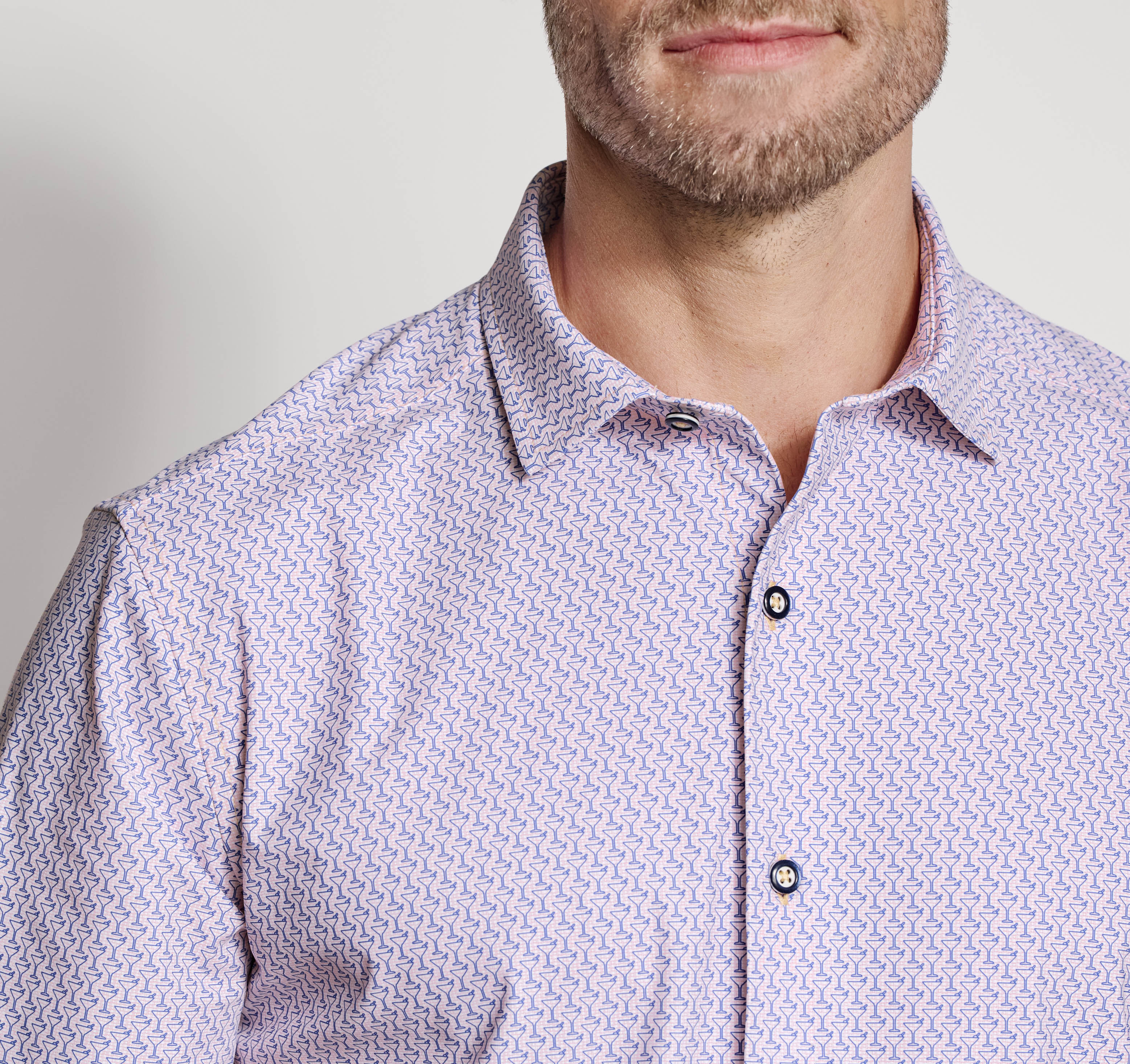 XC+™ Motion Short-Sleeve Print Knit Shirt