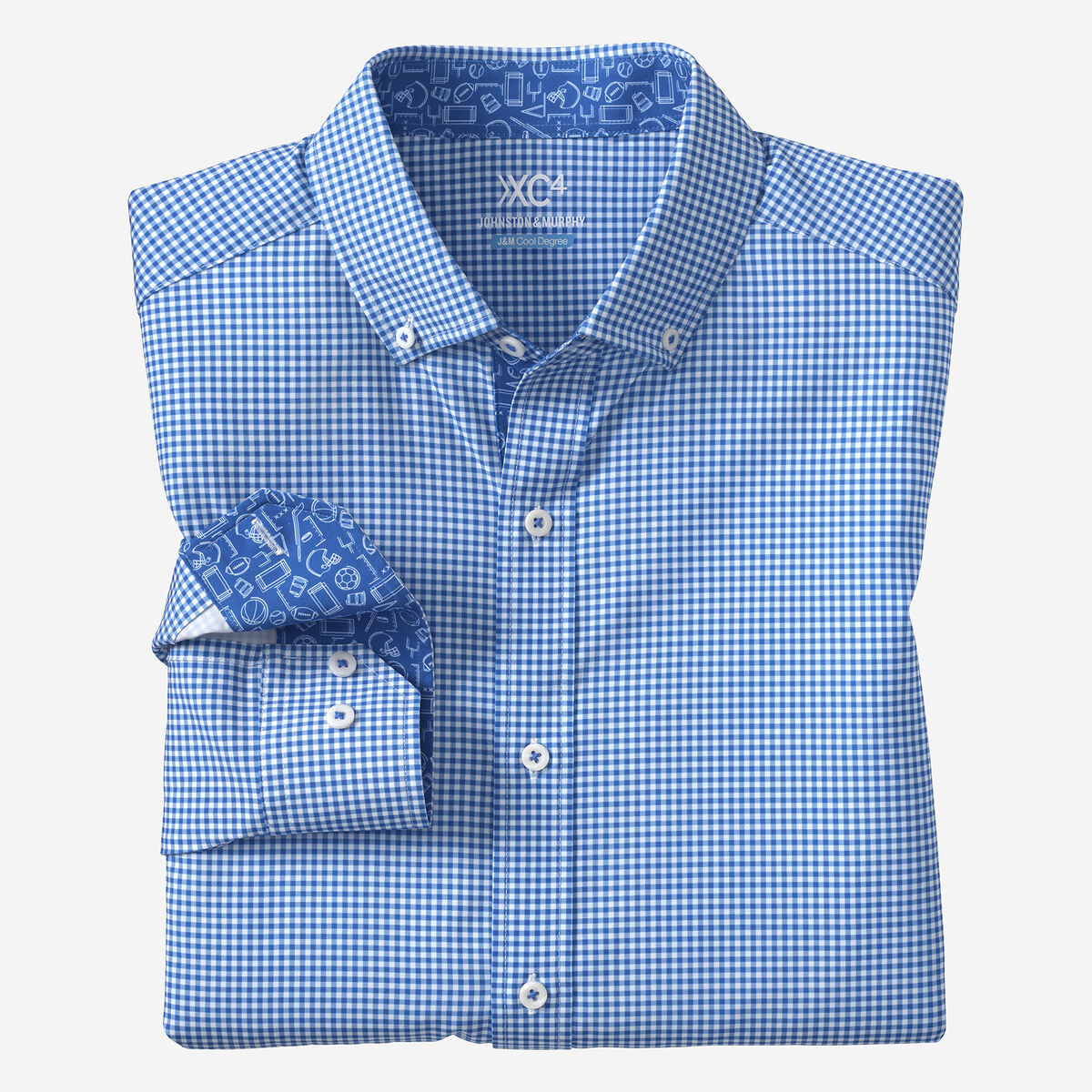 Game Day XC4® Long-Sleeve Gingham Shirt image number null