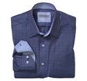 Tailored Fit Dark Graph Check Shirt image number null