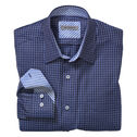 Tailored Fit Dark Graph Check Shirt image number null