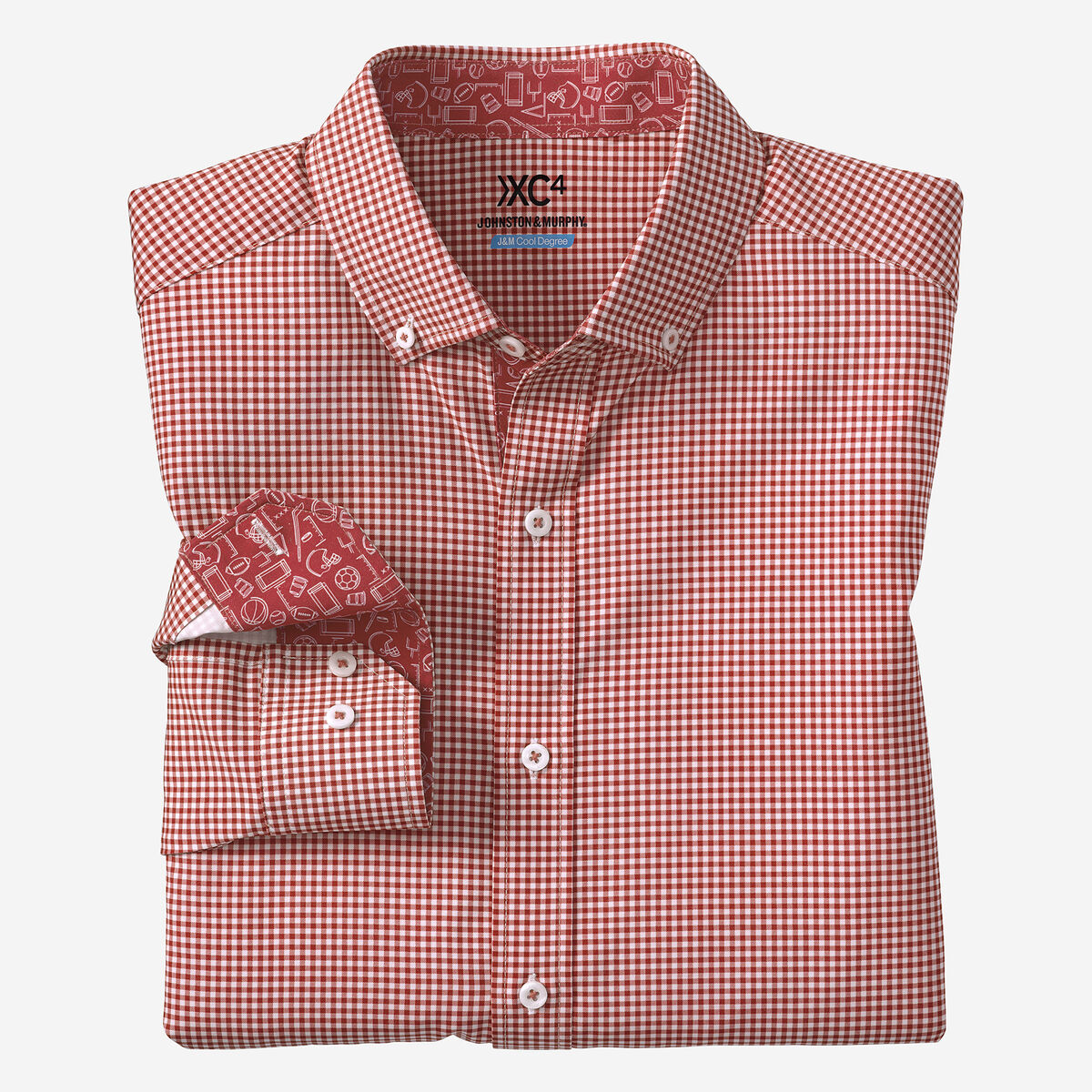 Game Day XC4® Long-Sleeve Gingham Shirt image number null