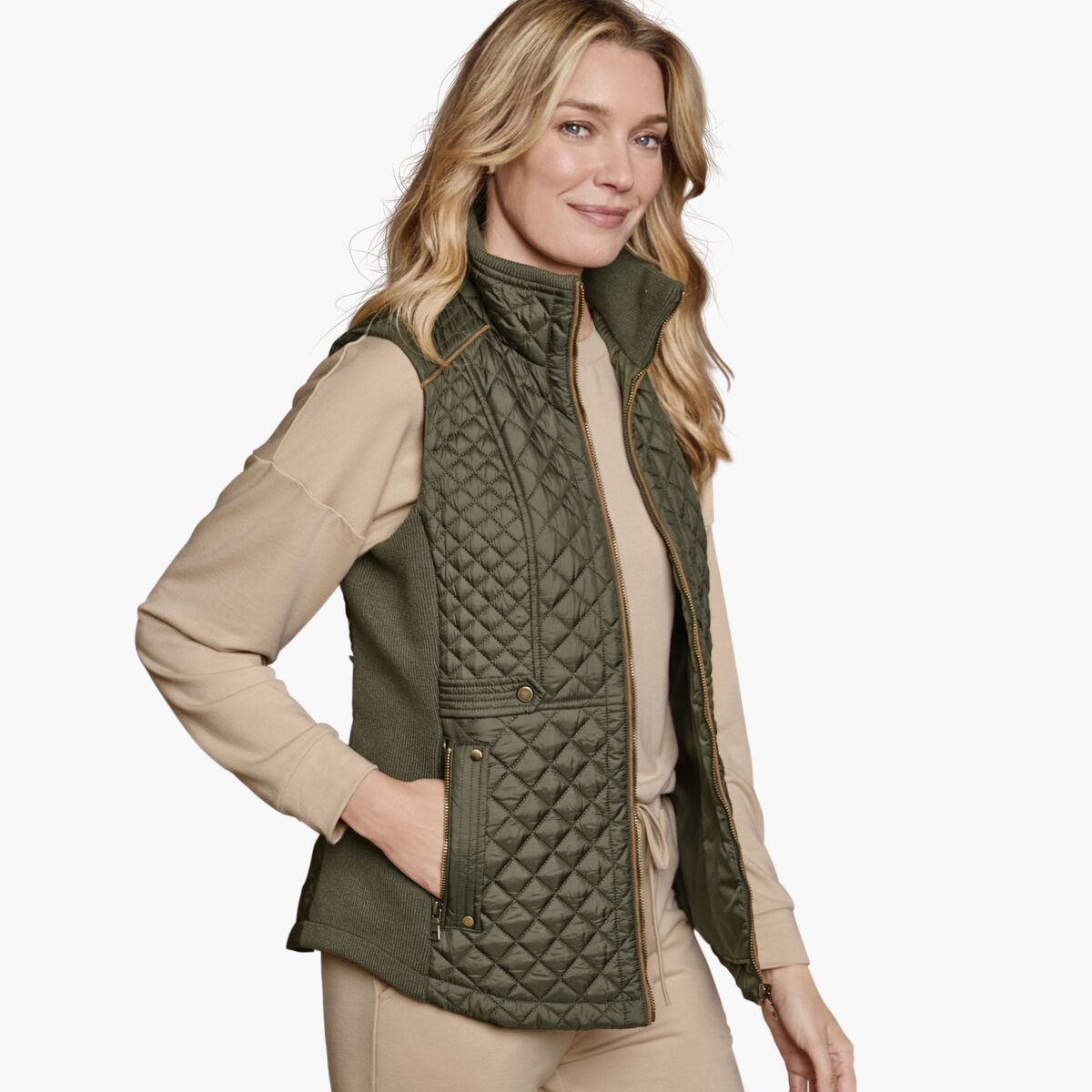 Quilted Vest image number null