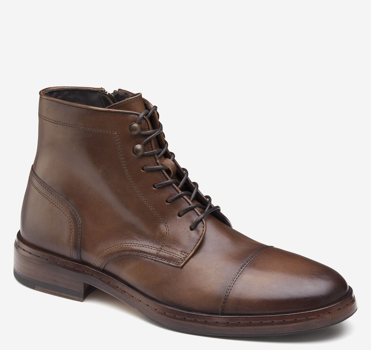 Langley Cap Toe Zip Boot image number null