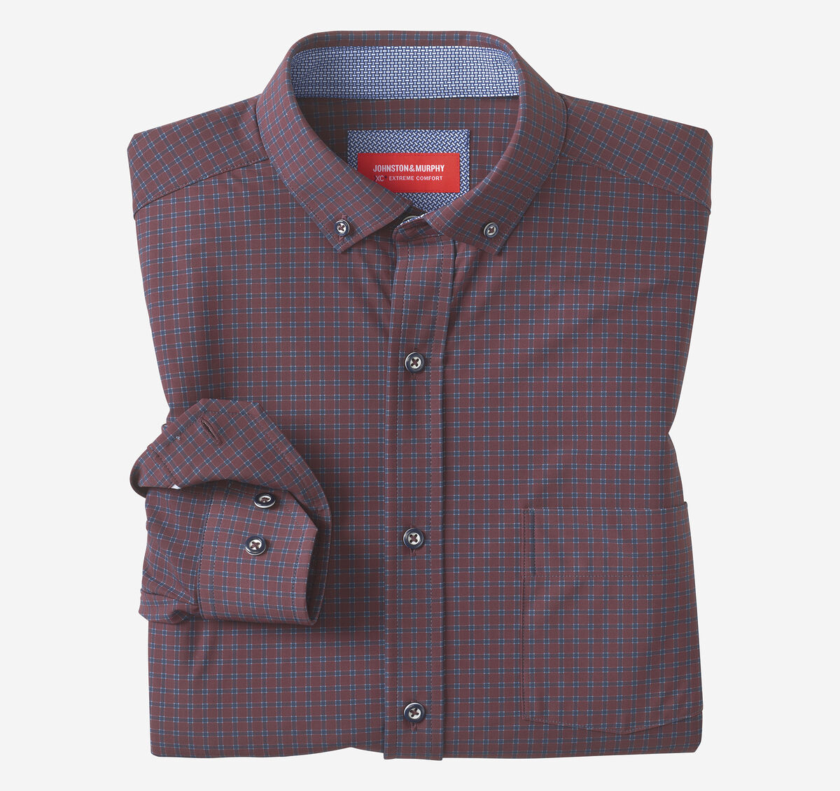 XC+&trade; Motion Long-Sleeve Sport Knit Shirt image number null