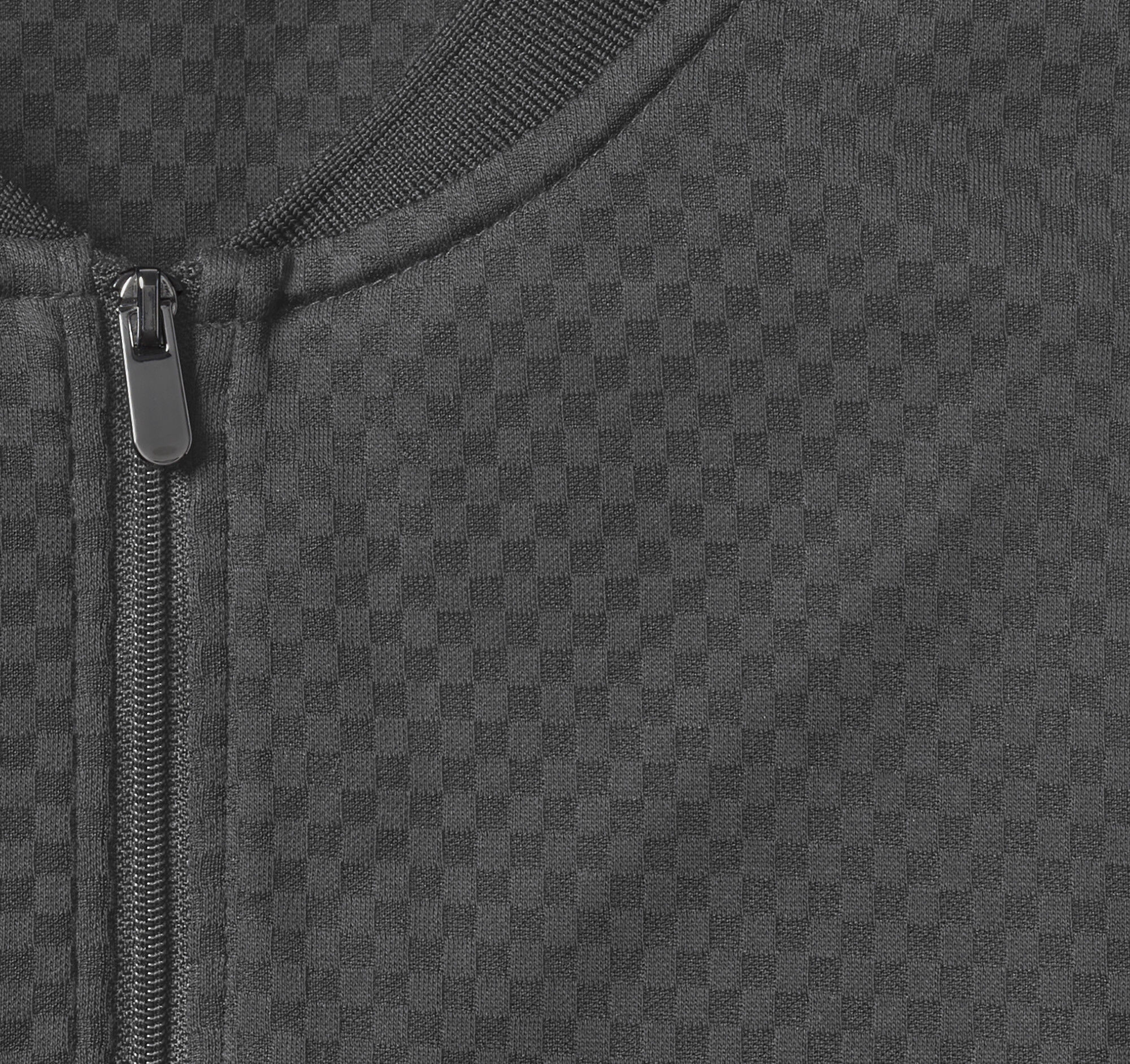 Gavin Zip Jacquard Polo