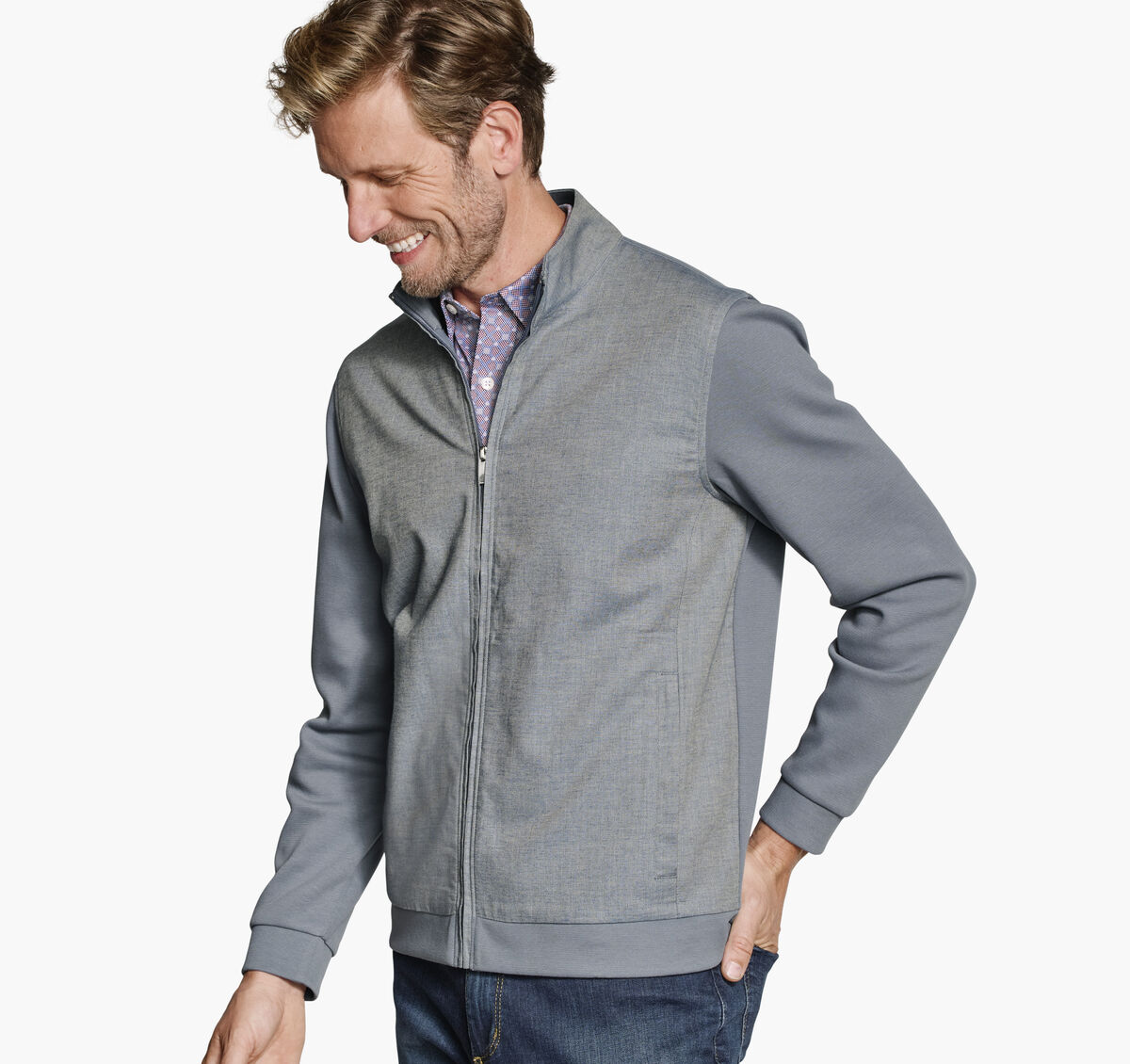 Heathered Full-Zip image number null