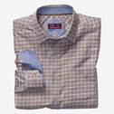 XC4® Framed Houndstooth Check Point-Collar Shirt image number null