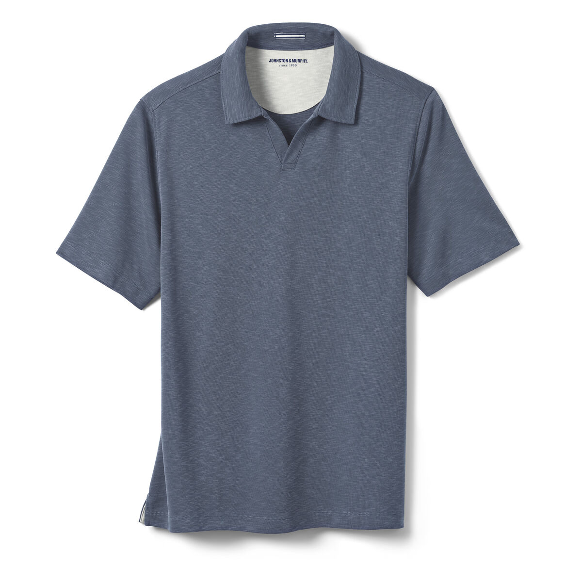 Vintage Slub V-Neck Polo image number null