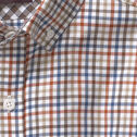Long-Sleeve Twill Checked Shirt image number null