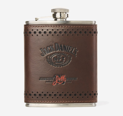 Jack Daniel’s x J&M 175th Leather-Wrapped Flask - Brown