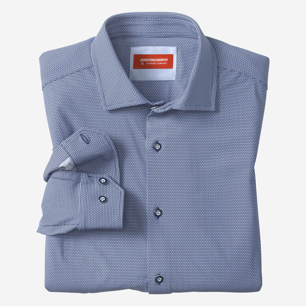 XC+&trade; Motion Long-Sleeve Dress Knit Shirt image number null