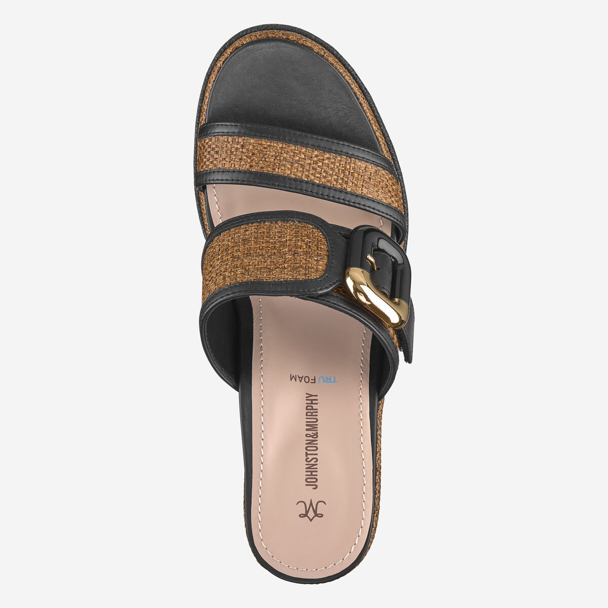 Addison Buckle-Strap Wedge image number null