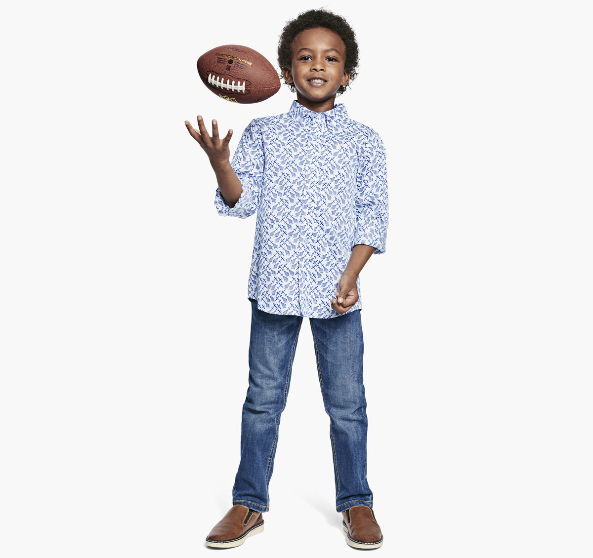 Boys Long-Sleeve Printed Shirt image number null