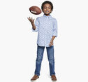 Boys Long-Sleeve Printed Shirt image number null