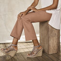 Mindy Braided Ankle-Strap Wedge image number null