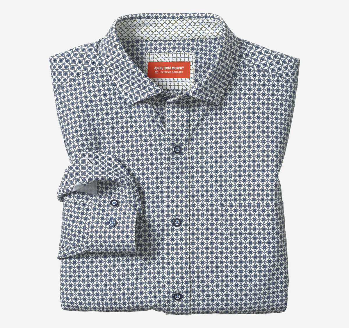 XC+&trade; Motion Long-Sleeve Print Knit Shirt image number null