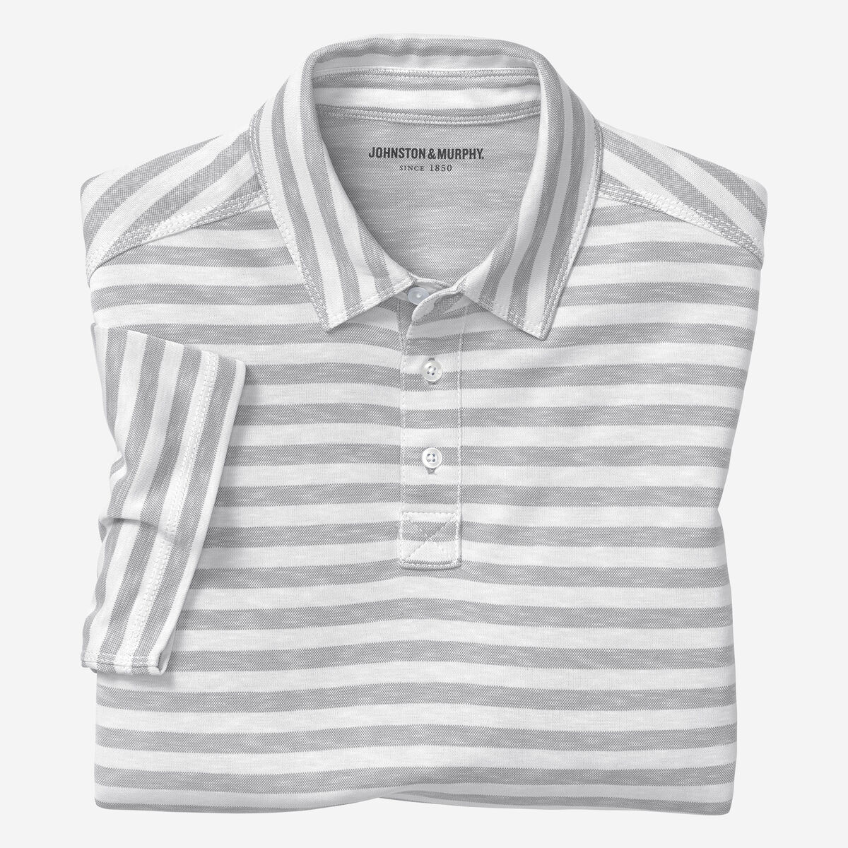Vintage Slub Stripe Polo image number null
