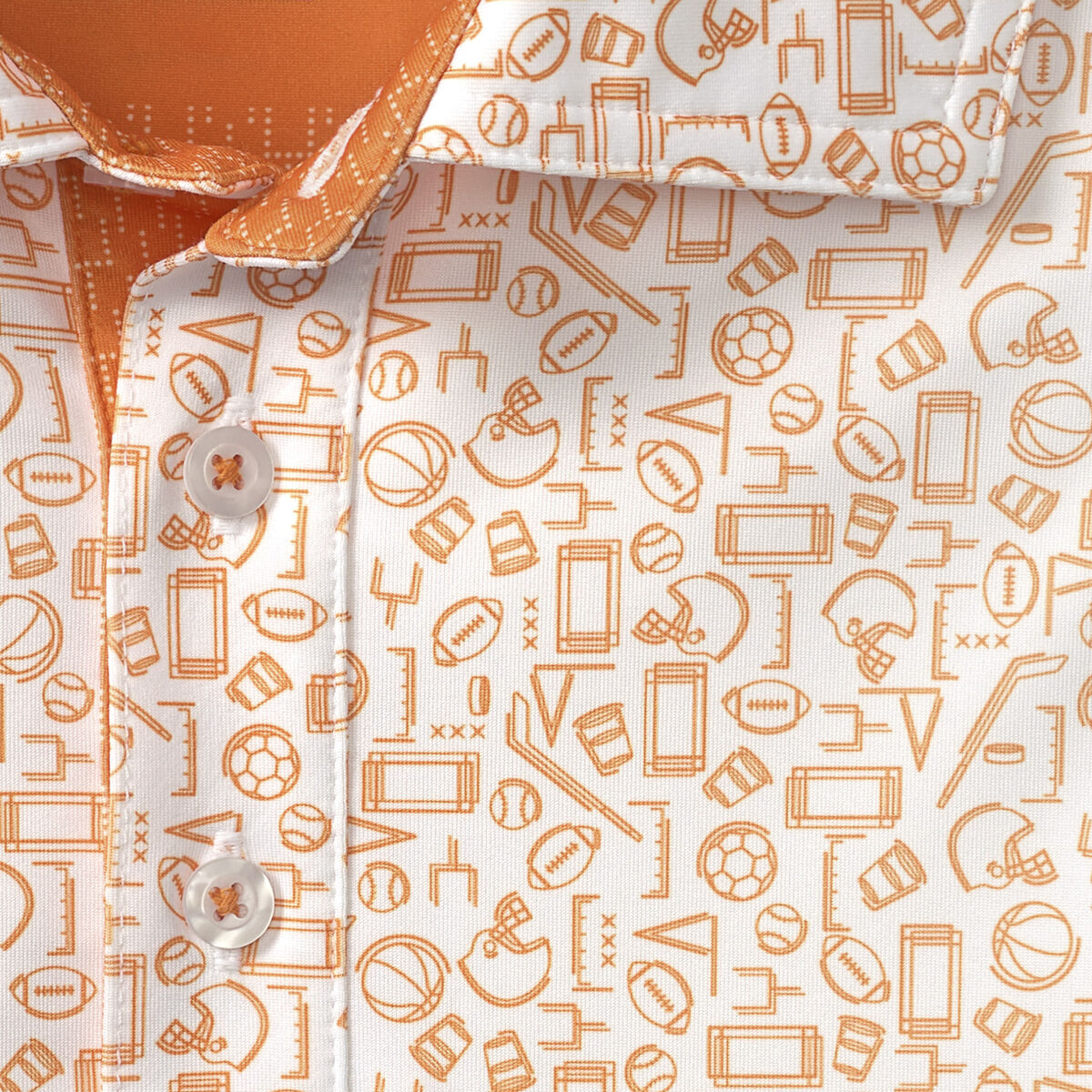 Game Day XC4® Multi-Sport Print Polo image number null