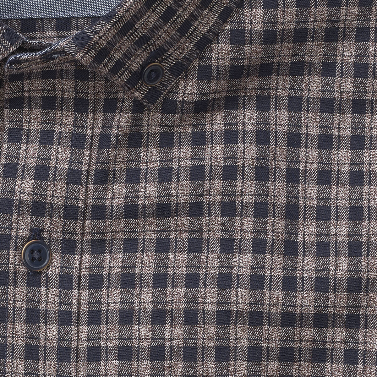 Button-Collar Premium Cotton Shirt image number null