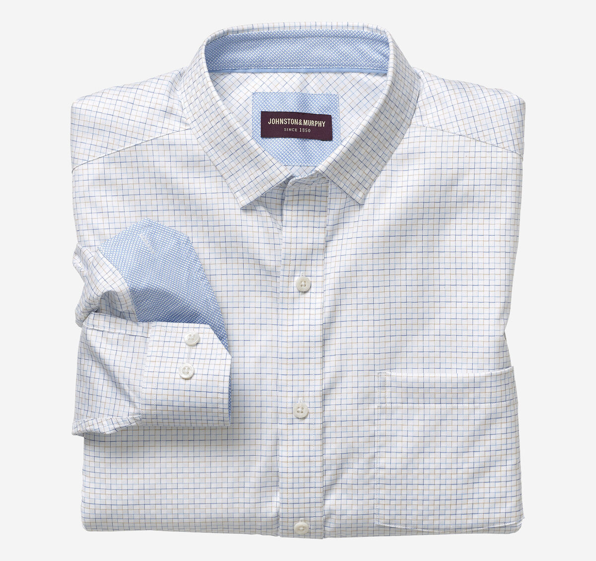 Step Grid Patterned Shirt image number null