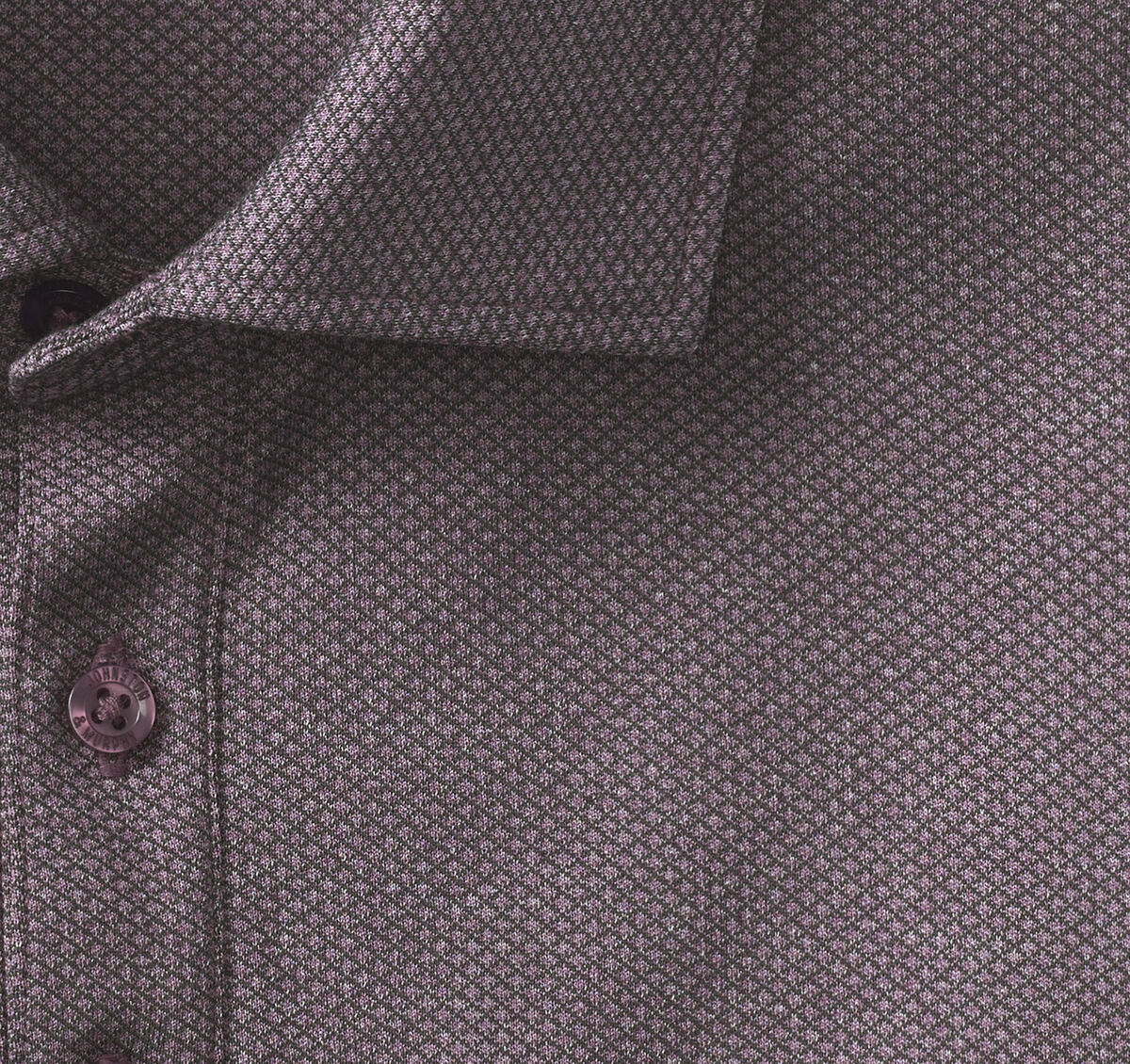 Knit Jacquard Long-Sleeve Polo image number null