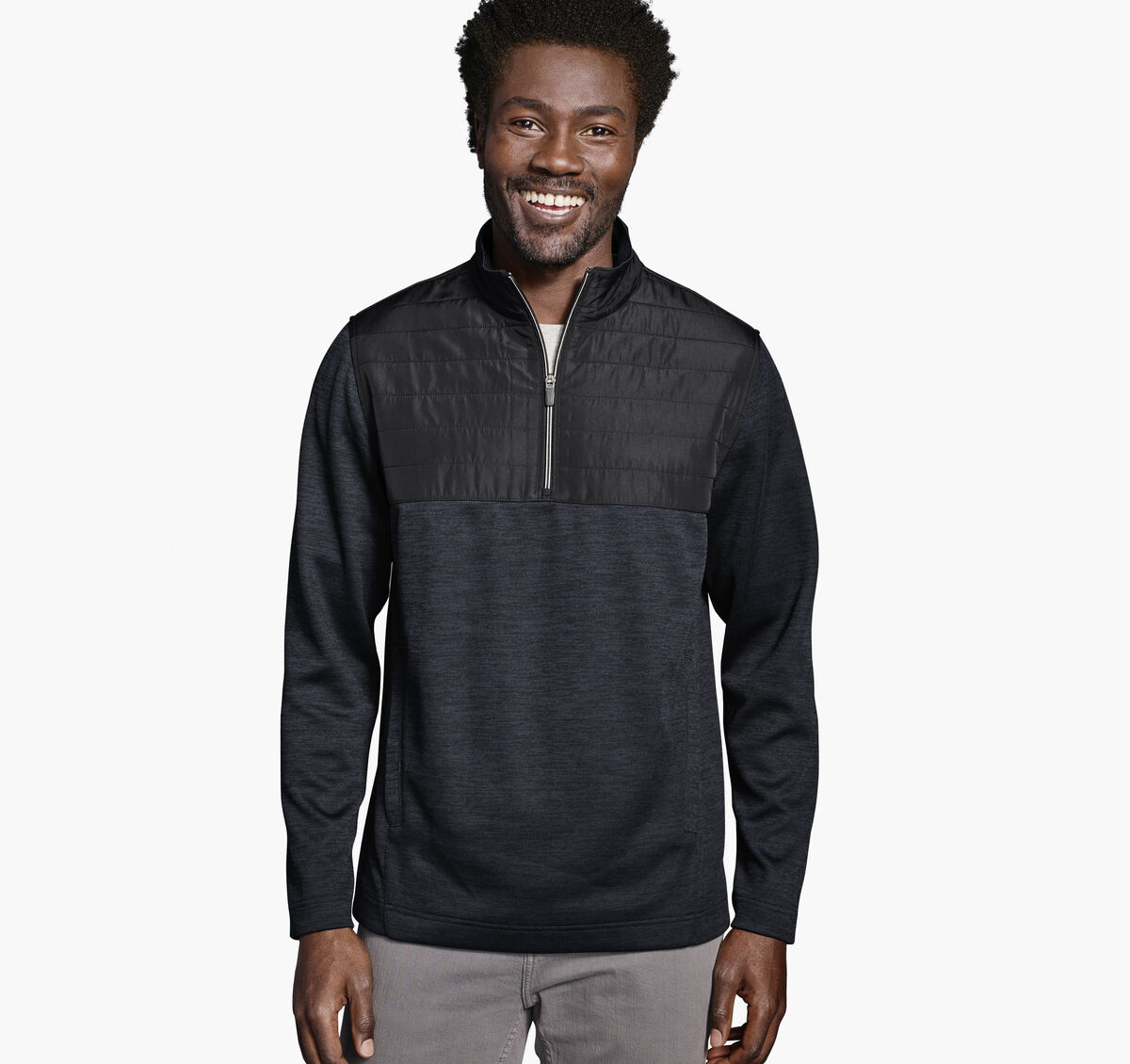 XC4&reg; Quilted Quarter-Zip image number null