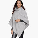 Reversible Faux-Fur Poncho image number null