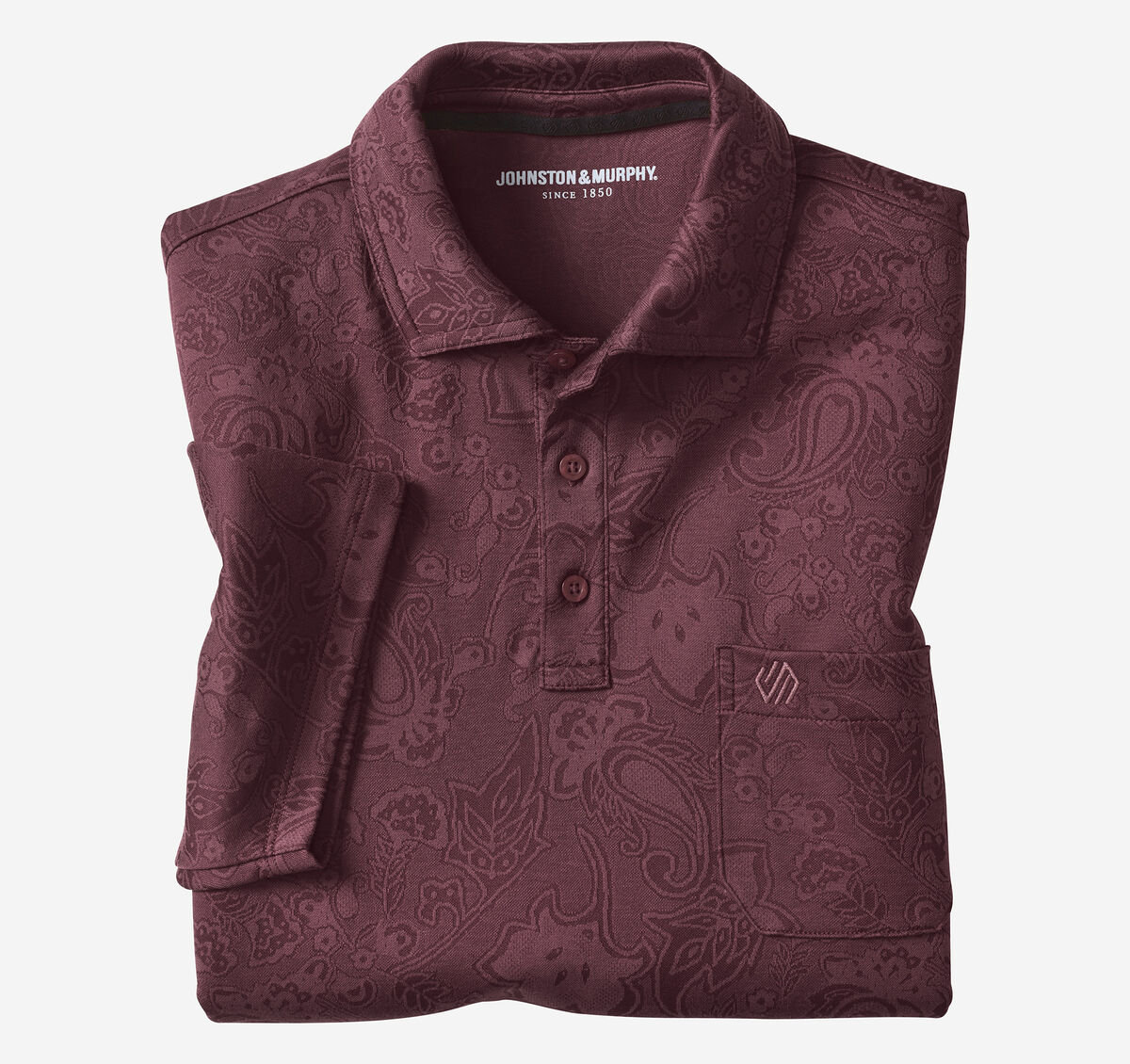 Evans Jacquard Polo image number null