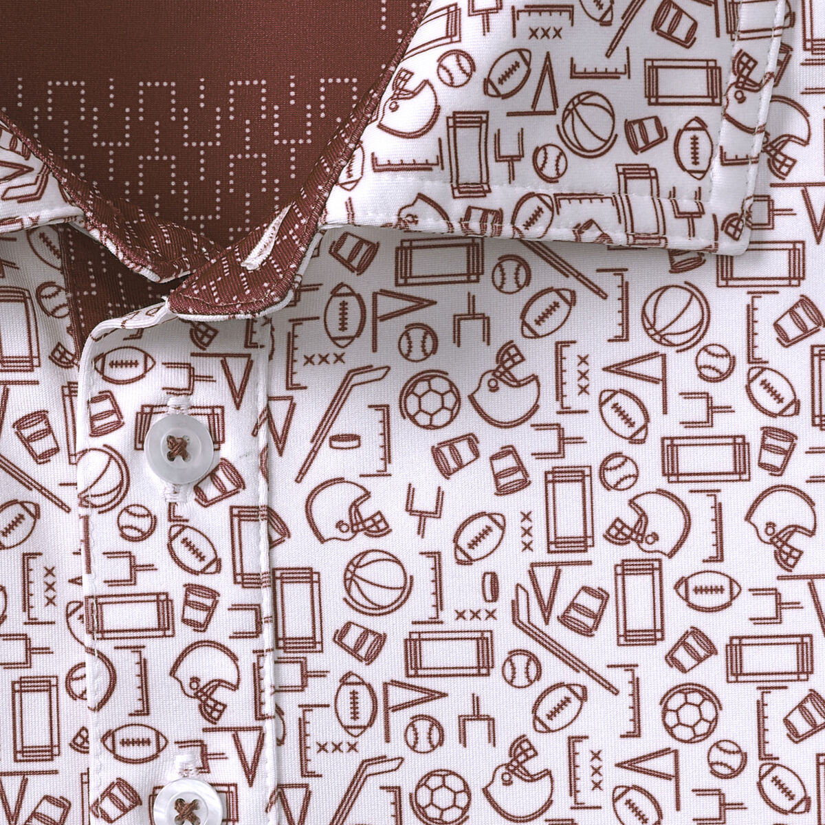 Game Day XC4® Multi-Sport Print Polo image number null