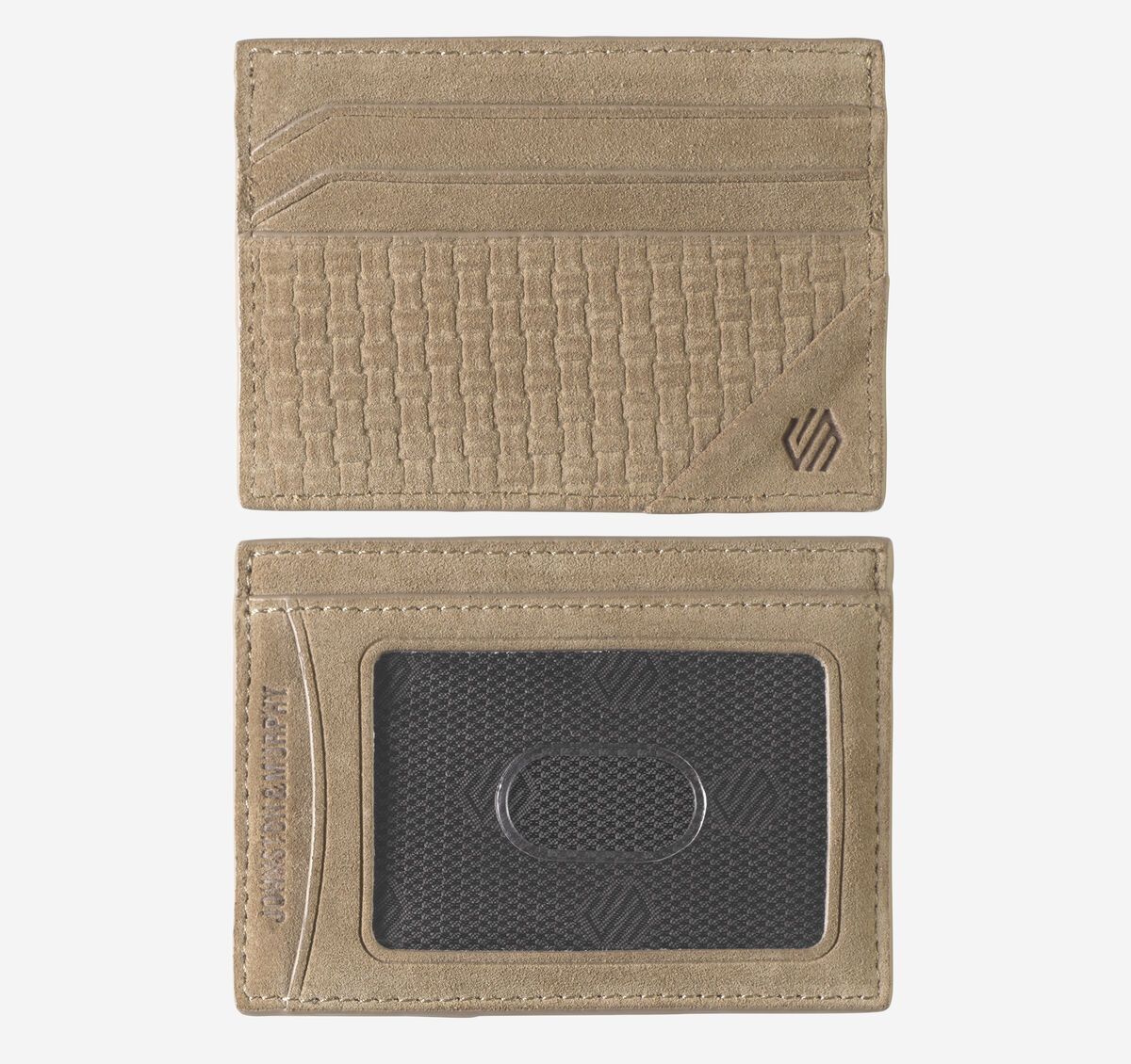 Suede Basketweave Weekender Wallet image number null