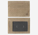 Suede Basketweave Weekender Wallet image number null