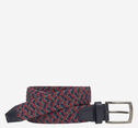 Woven Stretch-Knit Belt image number null