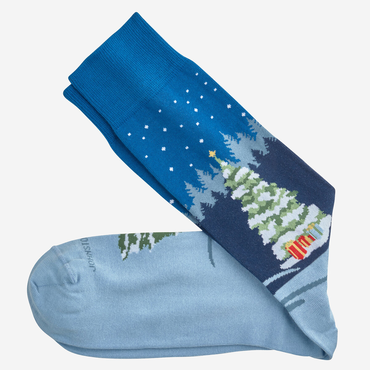 Pima Cotton Holiday-Themed Socks image number null