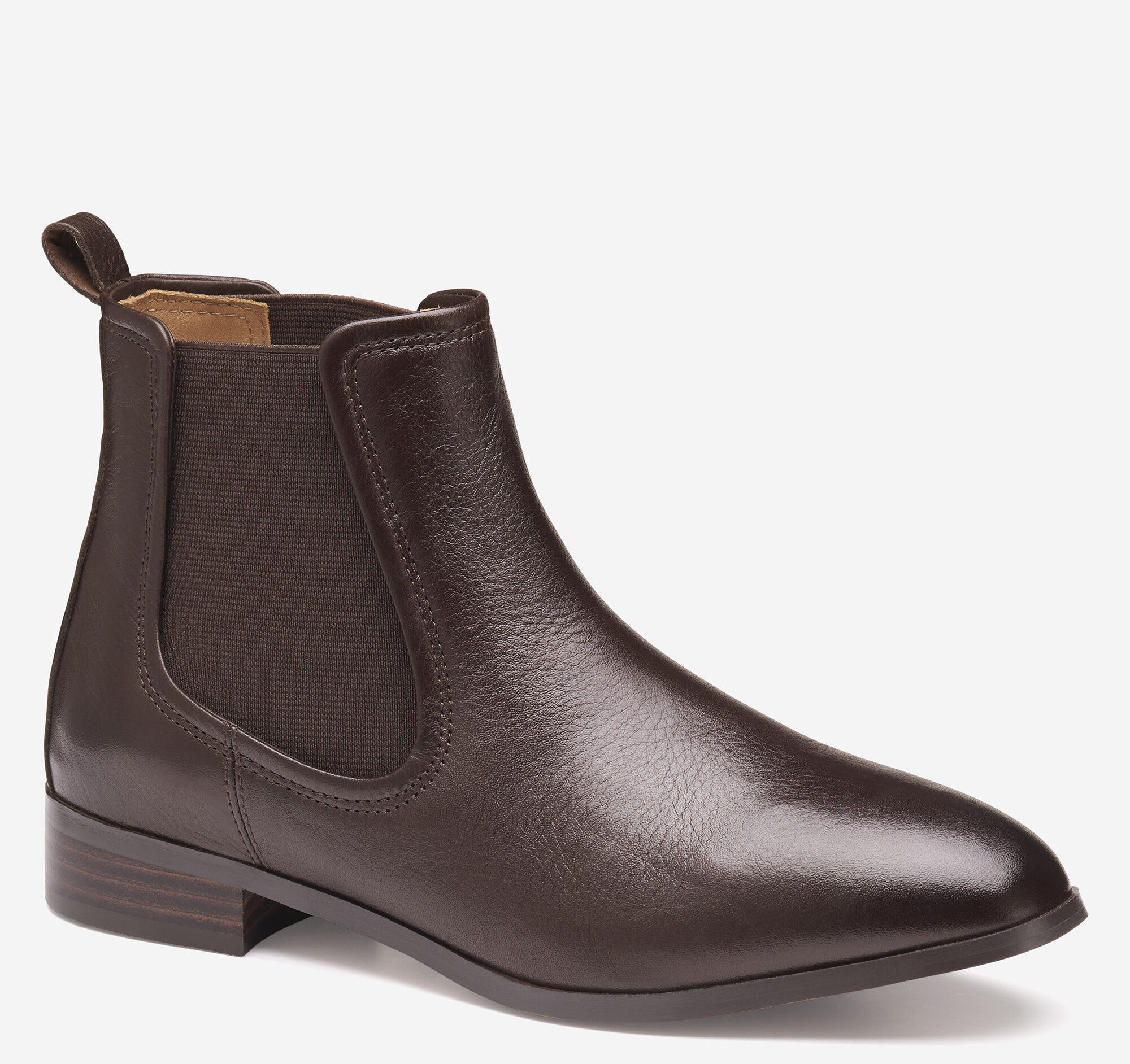 (取寄) ジョンストン&マーフィー レディース ティンズリー チェルシー ブーティ Johnston & Murphy women Tinsley Chelsea Bootie Dark Brown Women's Tinsley Chelsea Bootie in Dark Brown Calfskin | Johnston