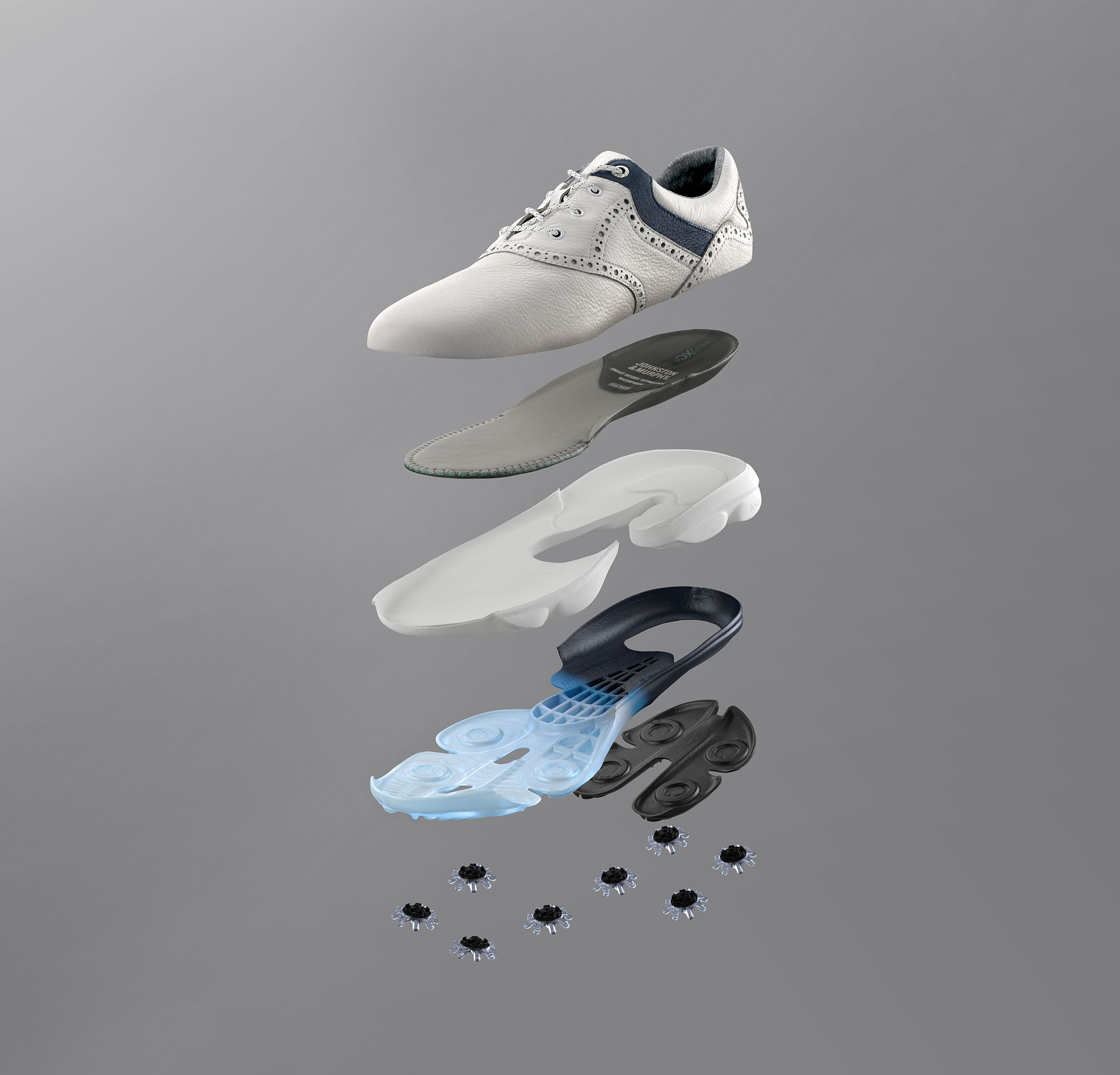 Men's XC4® GT1-Luxe Saddle in White/White Waterproof Full Grain