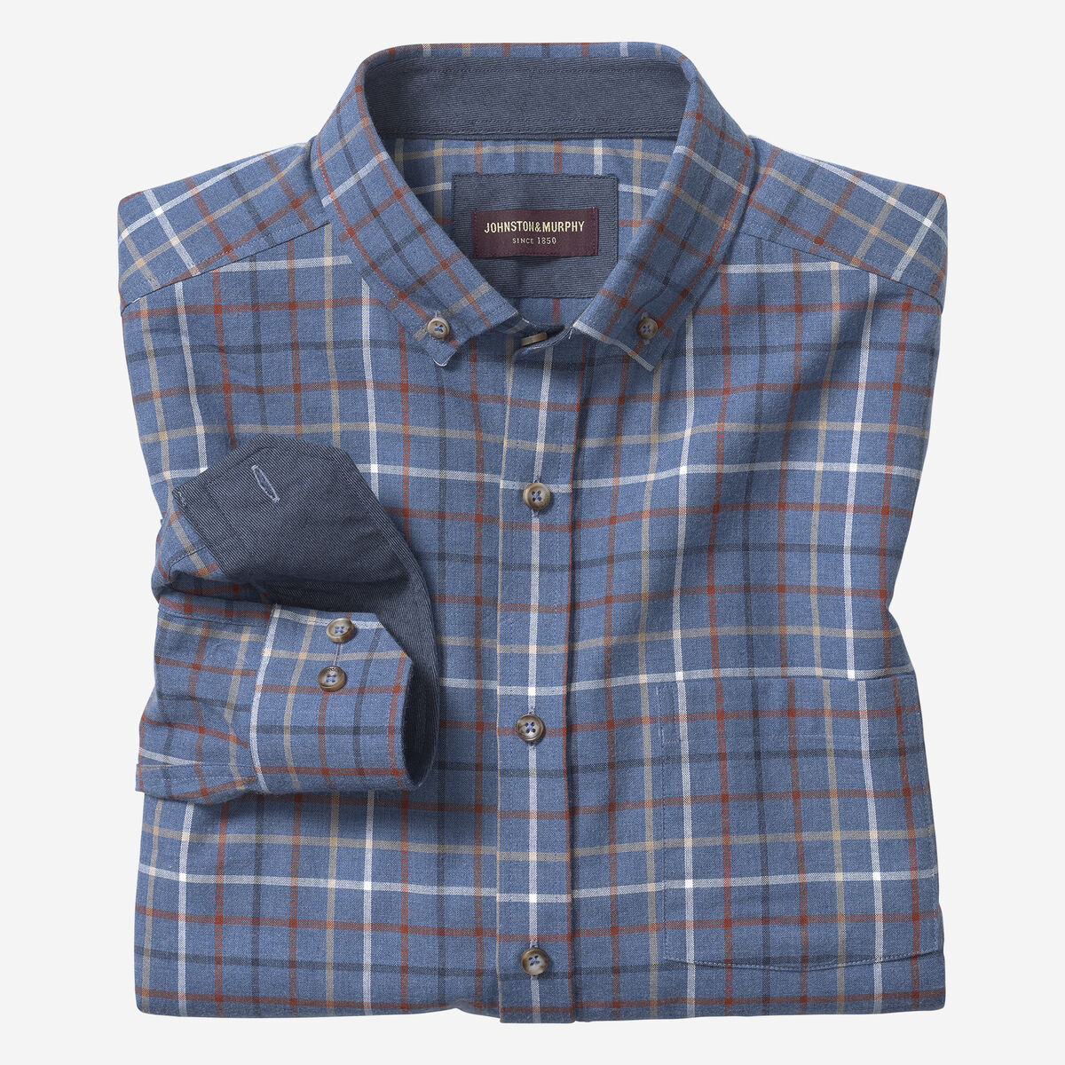 Heathered Woven Shirts image number null