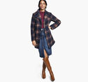 Plaid Teddy Coat image number null