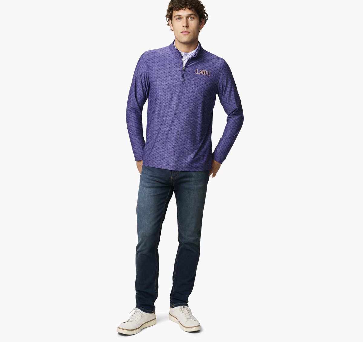Collegiate XC+&trade; State Print Quarter-Zip image number null