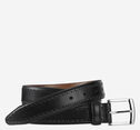 Perfed-Edge Leather Belt image number null