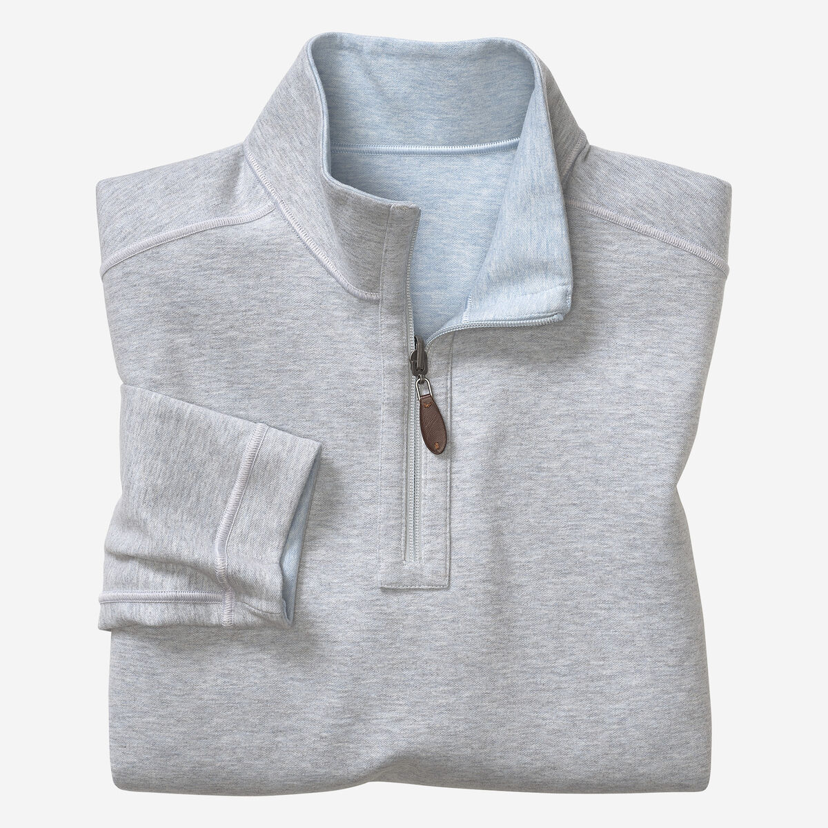 Reversible Solid Quarter-Zip image number null